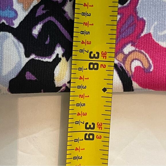 Anthropologie Nicole Miller Floral Stripe Feminine Date Dress NWOT Size M - Picture 13 of 13